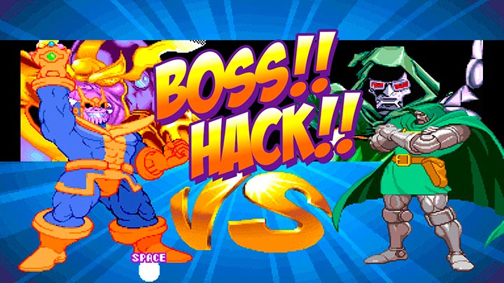 DESCARGAR MARVEL SUPER HEROES BOSS HACK FIGHTCADE 2